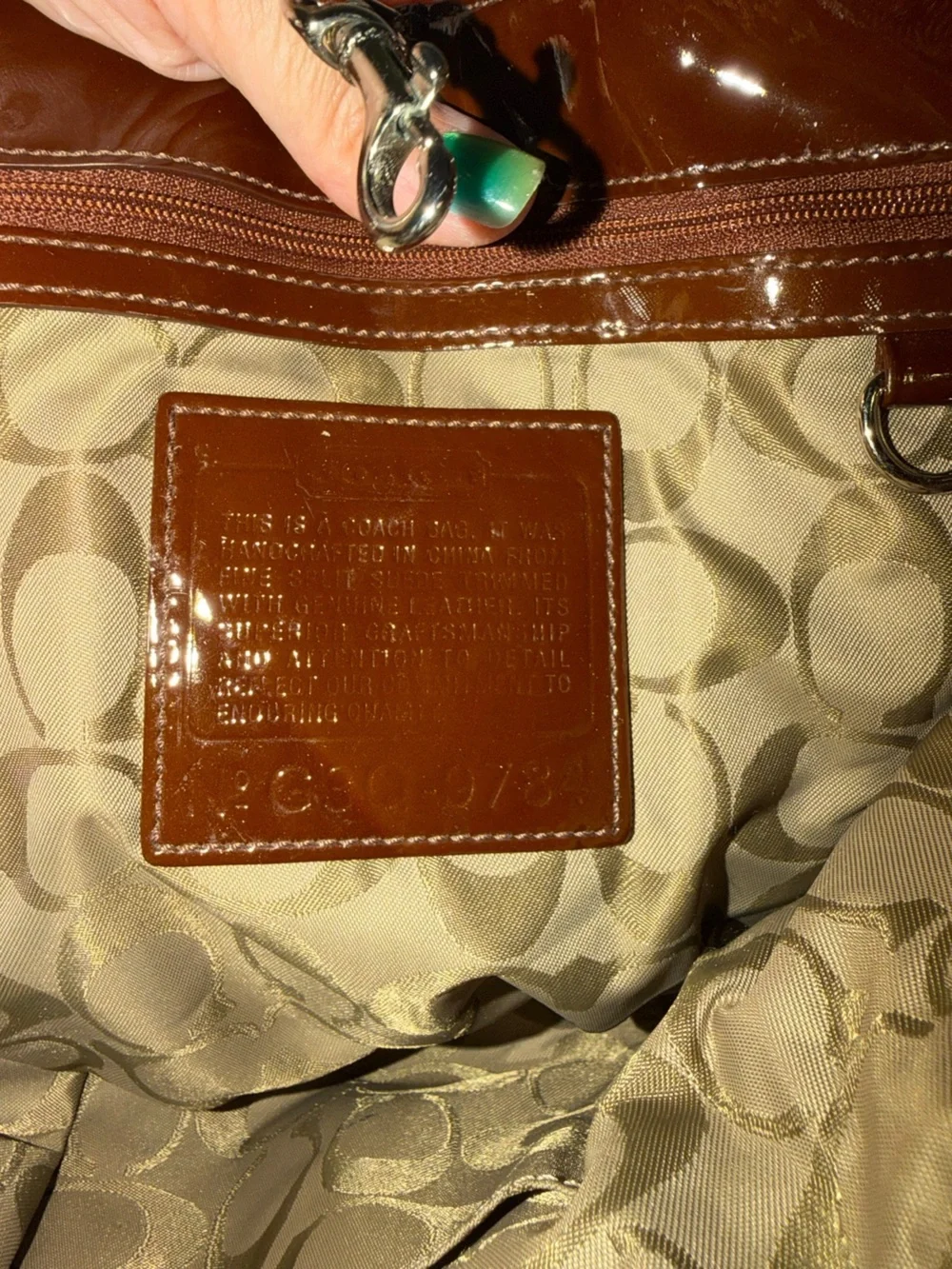Coach Y2K Suede Hampton Tote Bag